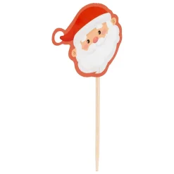 50 caissettes cupcakes 25 piques Noël - Multicolore- 5five