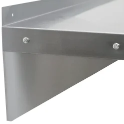 2 Etagères Murales en Inox KuKoo de 100cm x 30cm