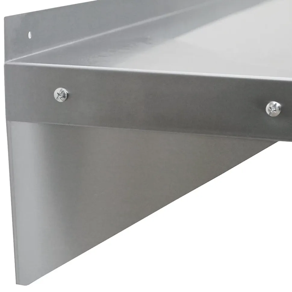 2 Etagères Murales en Inox KuKoo de 100cm x 30cm