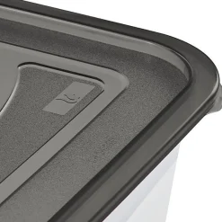 2 Grandes Boîtes de conservation congélation 2 litres - Gris