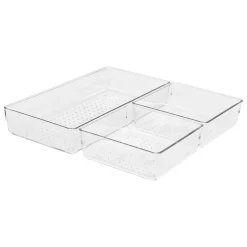 3 organisateurs en plastique - Transparent- 5five