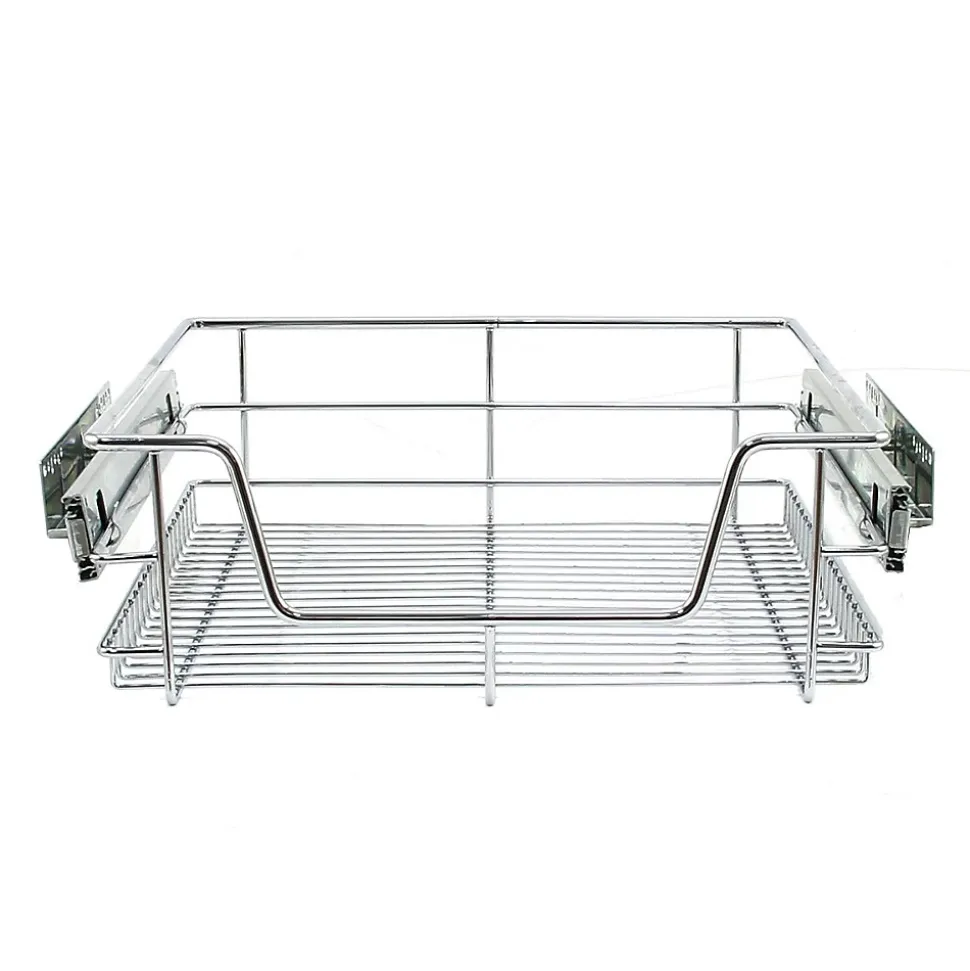 3 Paniers Coulissants KuKoo Pour Placard de Cuisine de 50cm