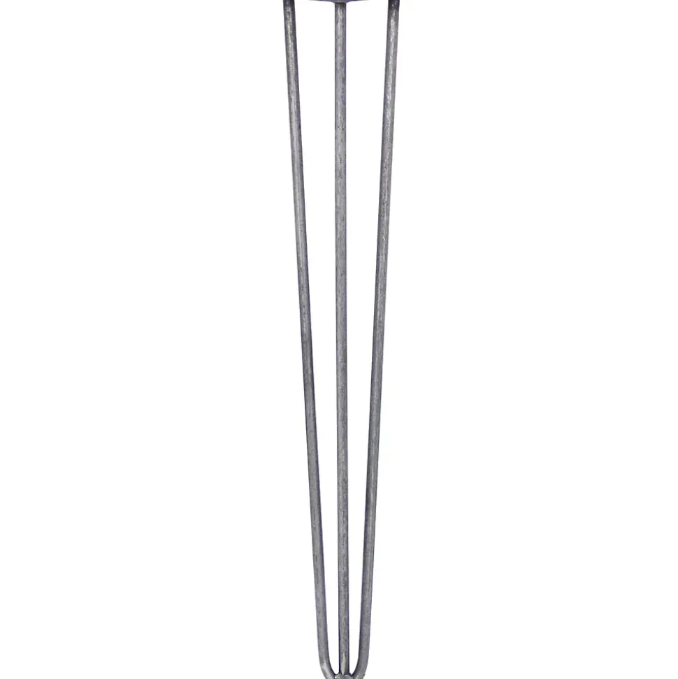 4 Pieds de Table en Epingle à Cheveux - 71cm - 3 Tiges - 12mm
