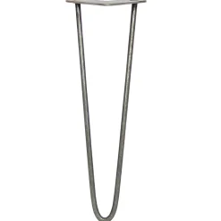 4 Pieds de Table en Epingle à Cheveux - 40,6cm - 2 Tiges - 10mm