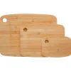 3 planches à découper en bambou