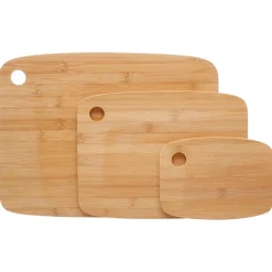 3 planches à découper en bambou