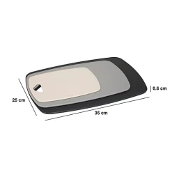 3 planches à découper en plastique 35x25cm - Multicolore- 5five