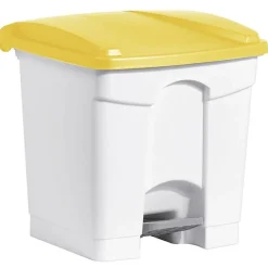 3 Poubelles à tri à pédale pour Sac 120 litres - Jaune