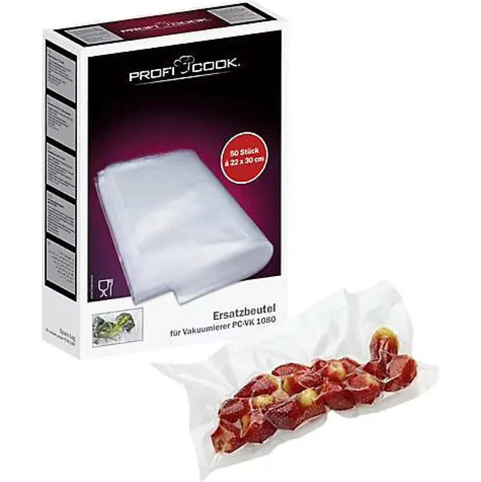 50 Sacs hermétiques 22 x 30 cm Proficook pour PC-VK 1015/1080/1133/1134/1146