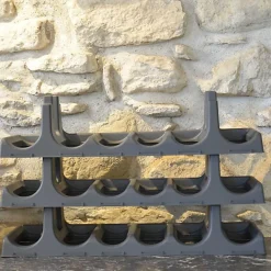 3 Supports Range Bouteilles empilables 18 Bouteilles