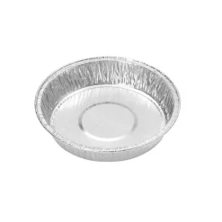 3400 Tourtières en Aluminium 145 ml D. 109 x H. 21 mm Pratiques, Résistantes et Jetables pour Cuisson et Congélation - D-Work