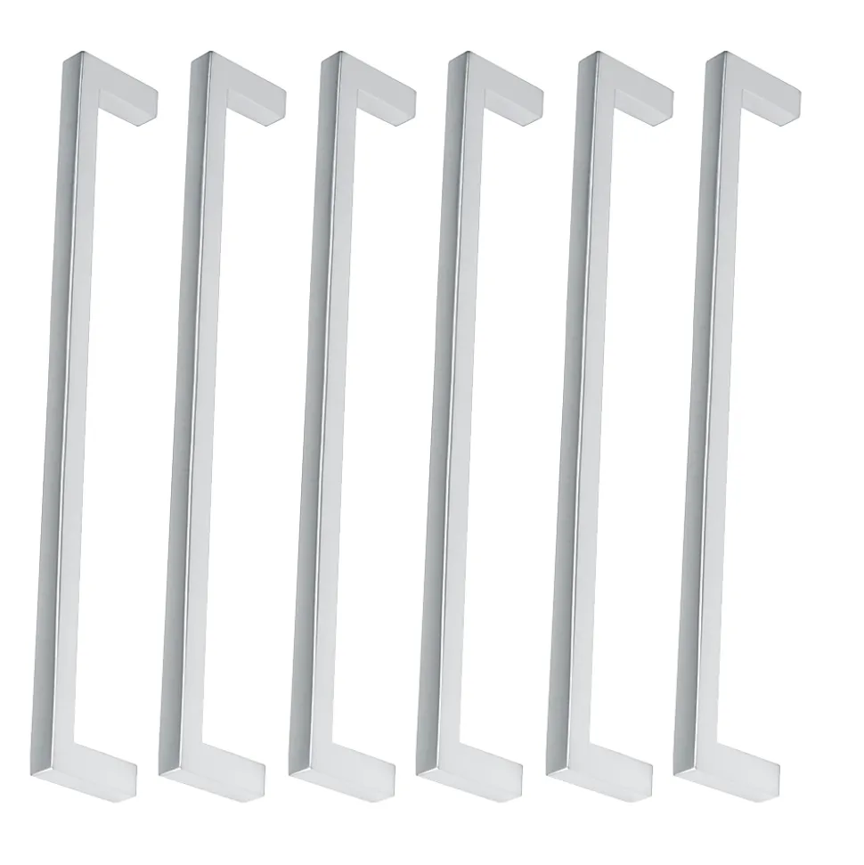 6 Un. poignées de meuble chromé mat cuisine tiroir armoire - entraxe 192MM