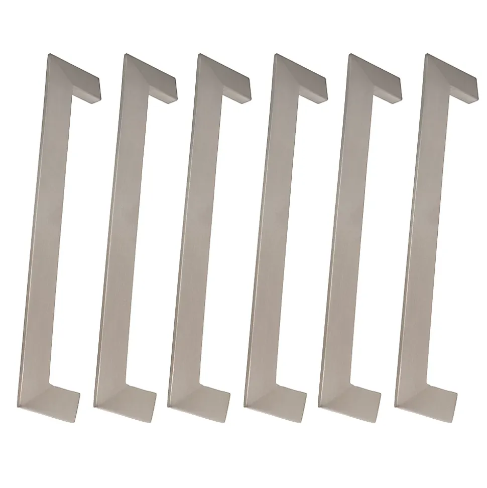 6 Un. poignées de meuble en 160MM inox mat cuisine porte tiroir armoire