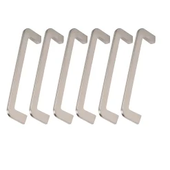 6 Un. poignées de meuble en 128MM inox mat cuisine porte tiroir armoire