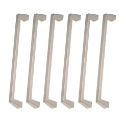 6 Un. poignées de meuble en 160MM inox mat cuisine porte tiroir armoire