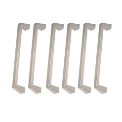 6 Un. poignées de meuble en 96MM inox mat cuisine porte tiroir armoire