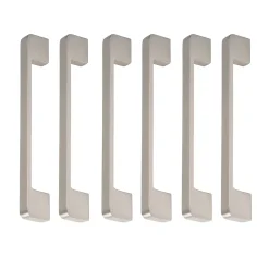 6 Un. poignées de meuble en 160MM inox mat cuisine tiroir armoire