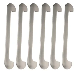 6 Un. poignées de meuble en 160MM inox mat cuisine porte tiroir armoire