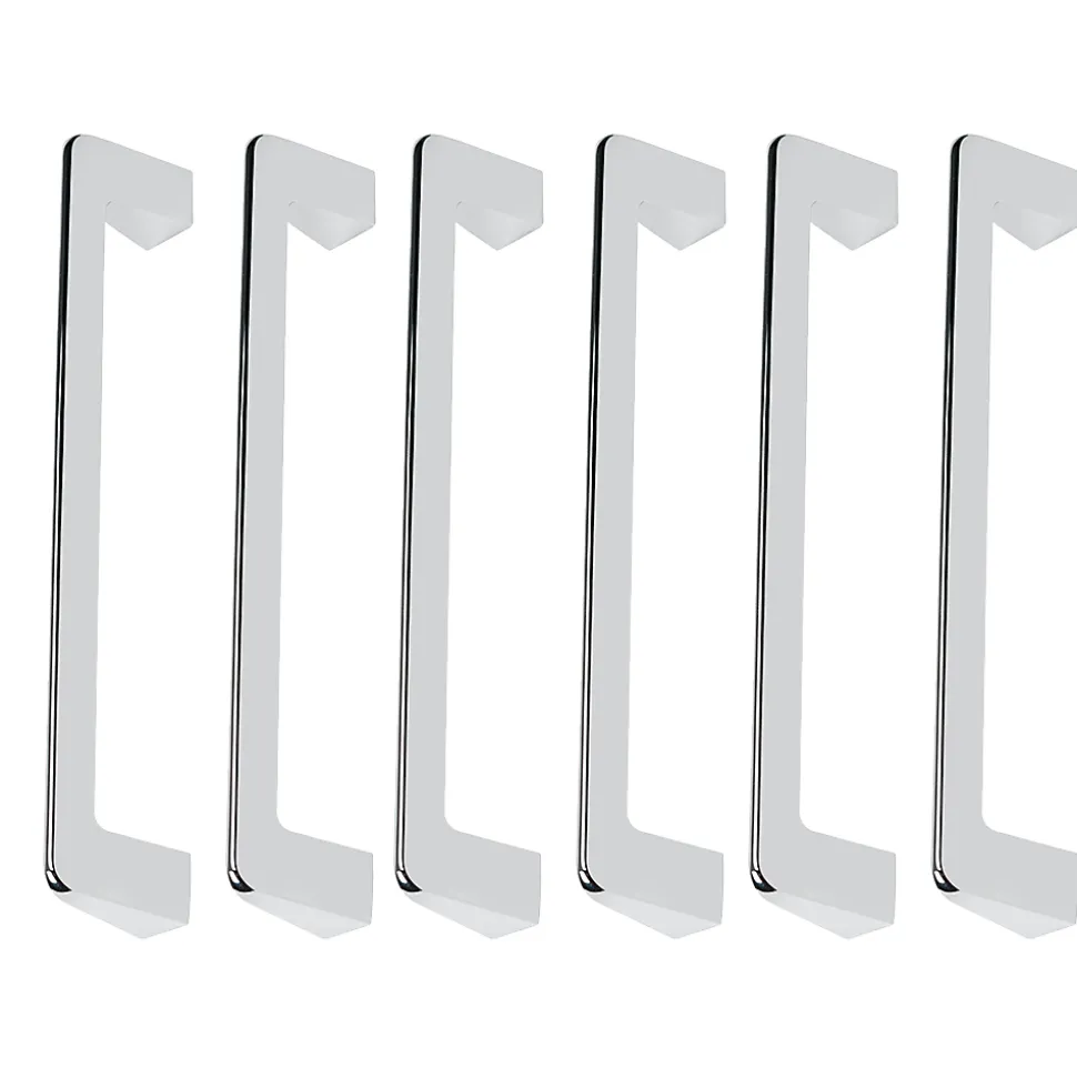 6 Un. poignées de meuble en 160MM chromé brillant cuisine porte tiroir armoire