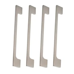 4 Un. poignées de meuble en 224MM inox mat cuisine tiroir armoire