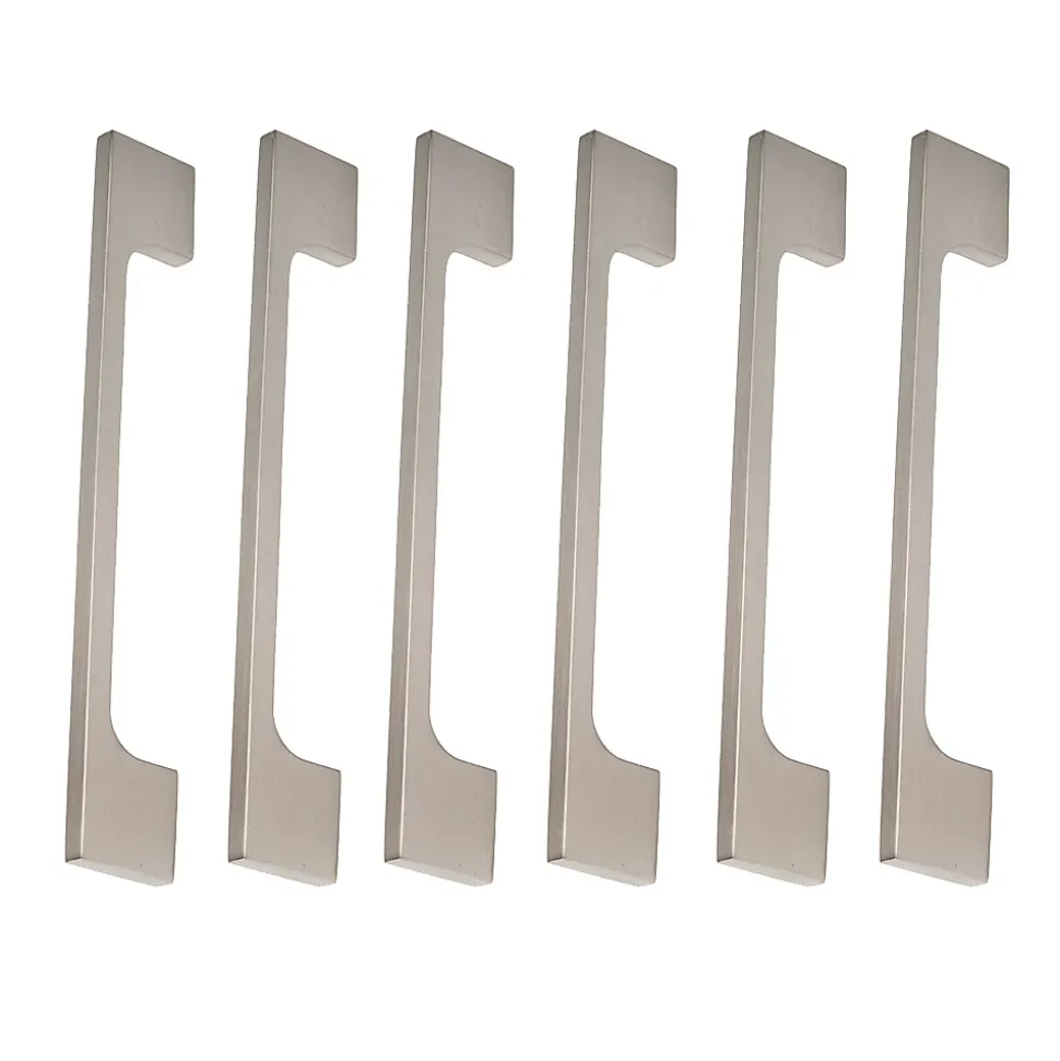 6 Un. poignées de meuble en 160MM inox mat cuisine tiroir armoire