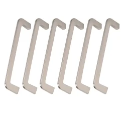 6 Un. poignées de meuble en 160MM inox mat cuisine porte tiroir armoire