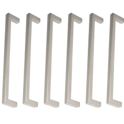 6 Un. poignées de meuble en acier inox mat cuisine tiroir armoire - entraxe 192MM