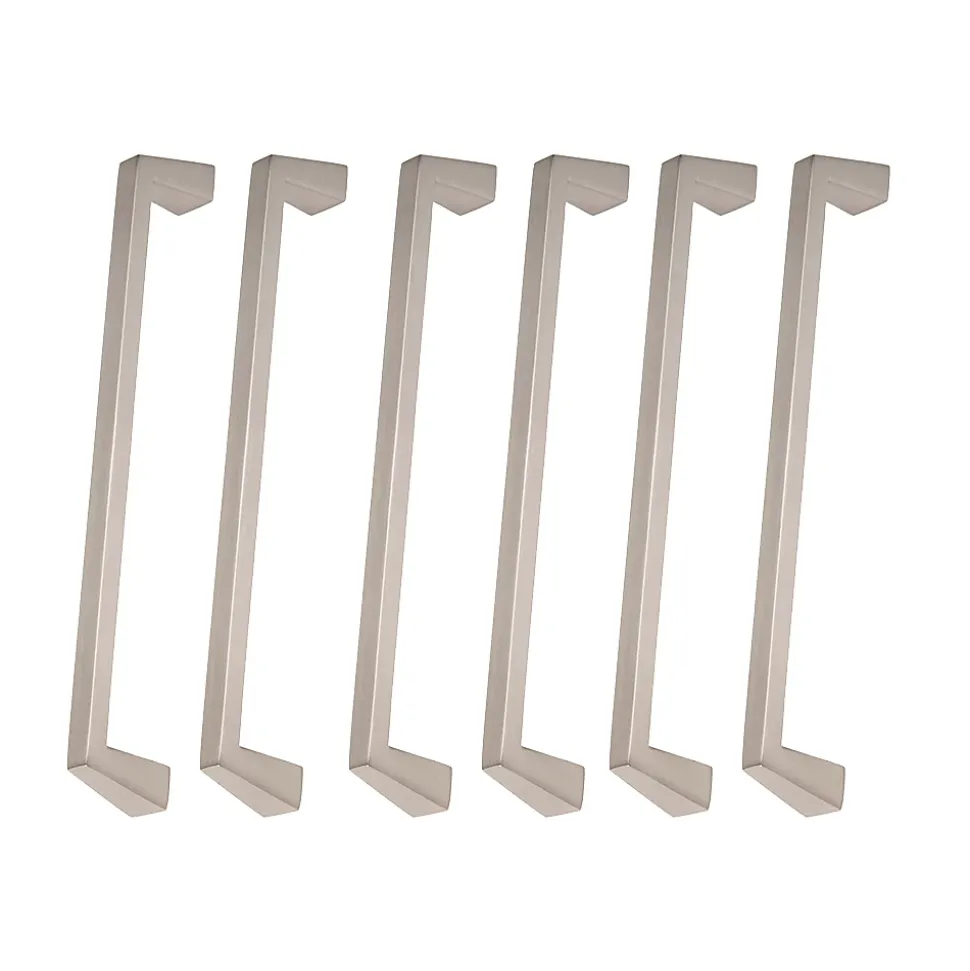 6 Un. poignées de meuble en 128MM inox mat cuisine porte tiroir armoire