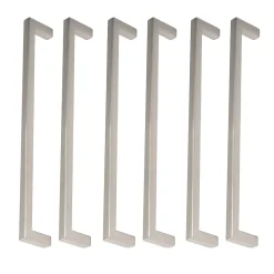 6 Un. poignées de meuble en 192MM inox mat cuisine tiroir armoire