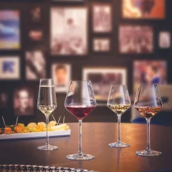 6 verres à pied 38 cl Transparent - Distinction par Chef & Sommelier