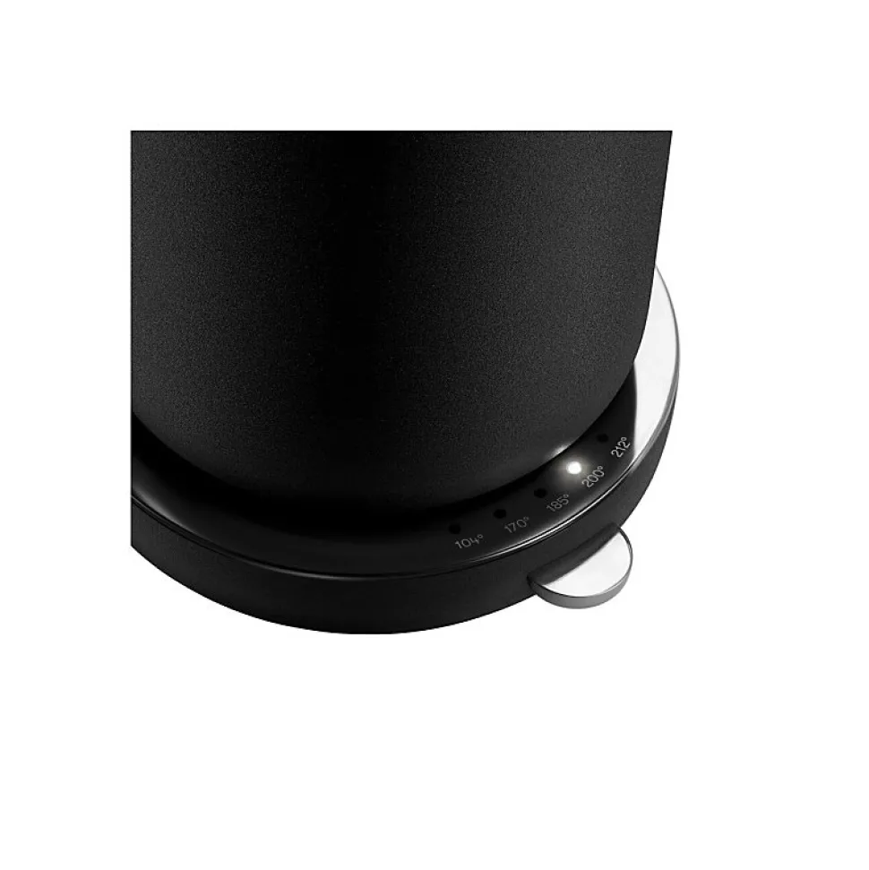 Aarke - Bouilloire AAA1241 - Acier inoxydable noir mat - Double paroi - Temperature reglable 40 a 100 degres