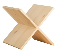 Accessoire croix en pin pour étagères modulaires Dinamic 32,5x32,5x33 cm