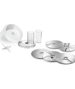 Accessoires pour kitchen machine BOSCH MUM5 - Lot VeggieLove: 1 acc. Râpeur/éminceur - 5 disques