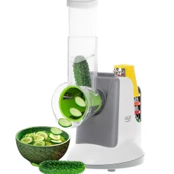 Adler AD 4815 Hachoir électrique Coupe-légumes 5 accessoires Coloris Blanc