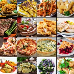 AF1 BK Friteuse à air chaud 1500W Air fryer Tiroir de 4,5 litres frire cuire rôtir griller sans matière grasse Duronic