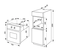 AMICA Four encastrable multifonction pyrolyse ED36541X