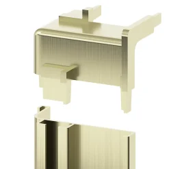 Angle intérieur pour rail de plan de travail laiton Caraway Innovo GoodHome