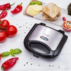 Appareil à sandwich croque monsieur AD 3015 - 850W - Anti adhésif