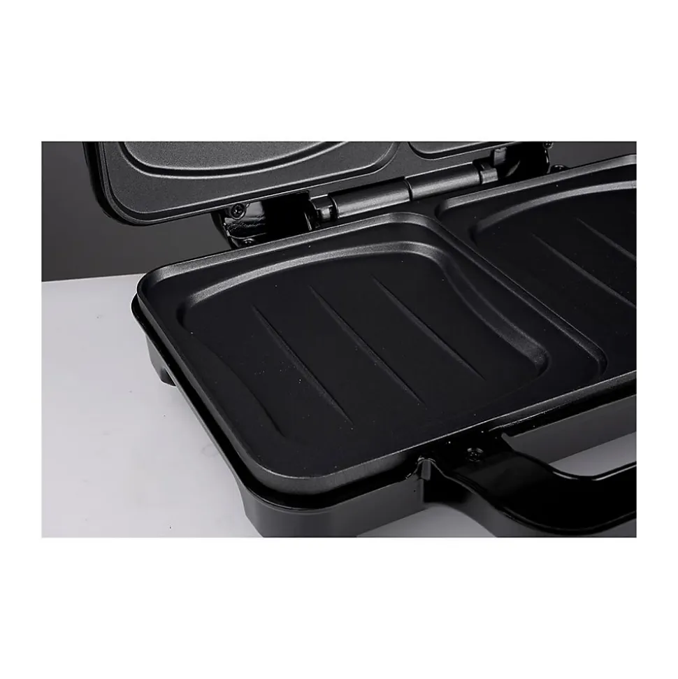 Appareil à croque monsieur 900W Plaque anti-adhésive ALPINA