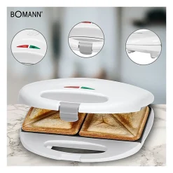 Appareil à croque monsieur Bomann ST 5016 CB Blanc