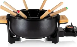 Appareil à fondue bois et bambou 1000 W pour 8 personnes