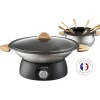 Appareil à Fondue et Wok Lagrange Classic 349019 900 W Noir et Gris