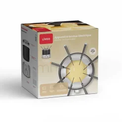 Appareil à fondue électrique 800w 8 fourchettes Livoo DOC333