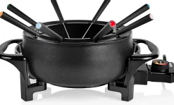 Appareil à fondue noir 1000 W pour 8 personnes
