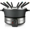 Appareil à fondue Taurus FF2 de 1000W, capacité de 2L, pour 8 personnes, tous types de fondue, température régable