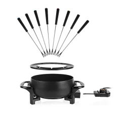 Appareil à fondue 1000w 8 fourchettes noir Tristar FO-1107