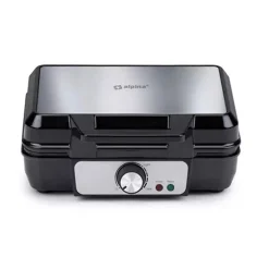 Appareil à gaufres 1000W 2 Plaques Révetement Anti-adhésif ALPINA
