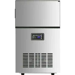 Appareil à glaçons argenté 45 kg / 24 h vidaXL