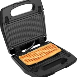 Appareil - Machine a Croque Monsieur Appareil a 3 en 1 - SENCOR - SSM 9410SS - 700 W - 3 plaques - Boîtier CoolTouch - Argent