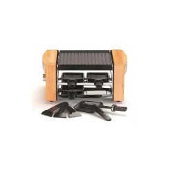 Appareil à raclette 4 personnes 750w Kitchen Chef KC.WOODLUX4